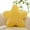 Yellow, variant on 1Pcs Star Pillow, Decorative Throw Pillows for Bed Couch, 19.6" Star Shaped Pillow Plush Floor Cushions Room Decor Pillow with Soft Faux Rabbit Fur for Sofa Bedroom Living Room,White