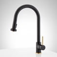 thumbnail image 3 of Open Box Signature Hardware SHXCRD107AC Ridgeway 1.8 GPM Single Handle Pull-Down Kitchen Faucet, Satin Copper, 3 of 7