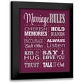 thumbnail image 1 of Robinson, Tamara 15x18 Black Modern Framed Museum Art Print Titled - Marriage Rules, 1 of 5