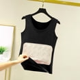 thumbnail image 4 of Débardeur d'Hiver Sans Manches pour Femmes Élégant Col Rond Confortable Couleur Unie Régulier, 4 of 8
