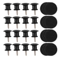 thumbnail image 6 of HONMEET 100pcs Guitar Strap Lock Buttons with Screws - Metal Mushroom End Pins Replacement for Acoustic Electric Bass Ukulele, 6 of 7