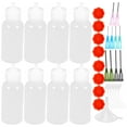 thumbnail image 1 of icolorfuled Precision Tip Applicator Bottles for MessFree Glue Application Portable Reusable Plastic and Stainless Steel 1 Set, 1 of 6