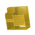 thumbnail image 4 of DYNWAVECA Yoga Mat Storage Rack Garage Organizer for Kettlebells Soccer Tennis Rackets Gold, 4 of 10