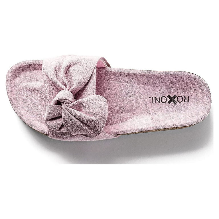 Slides with bow on top sale