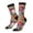 3 Black, variant on Tropical Fruit Crew Socks for Men & Women, Breathable Casual Athletic Ankle Socks