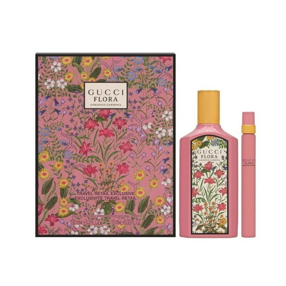 Gucci Gorgeous Gardenia 3.3 oz EDP Spray   0.33 oz EDP Spray Womens Gift Set NIB