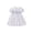 1489White2974, variant on Rggeeun Toddler Girls Summer Dresses Casual Full Print Sleeve Summer Dress Colourful Dress Fashionable O-Neck Sundress