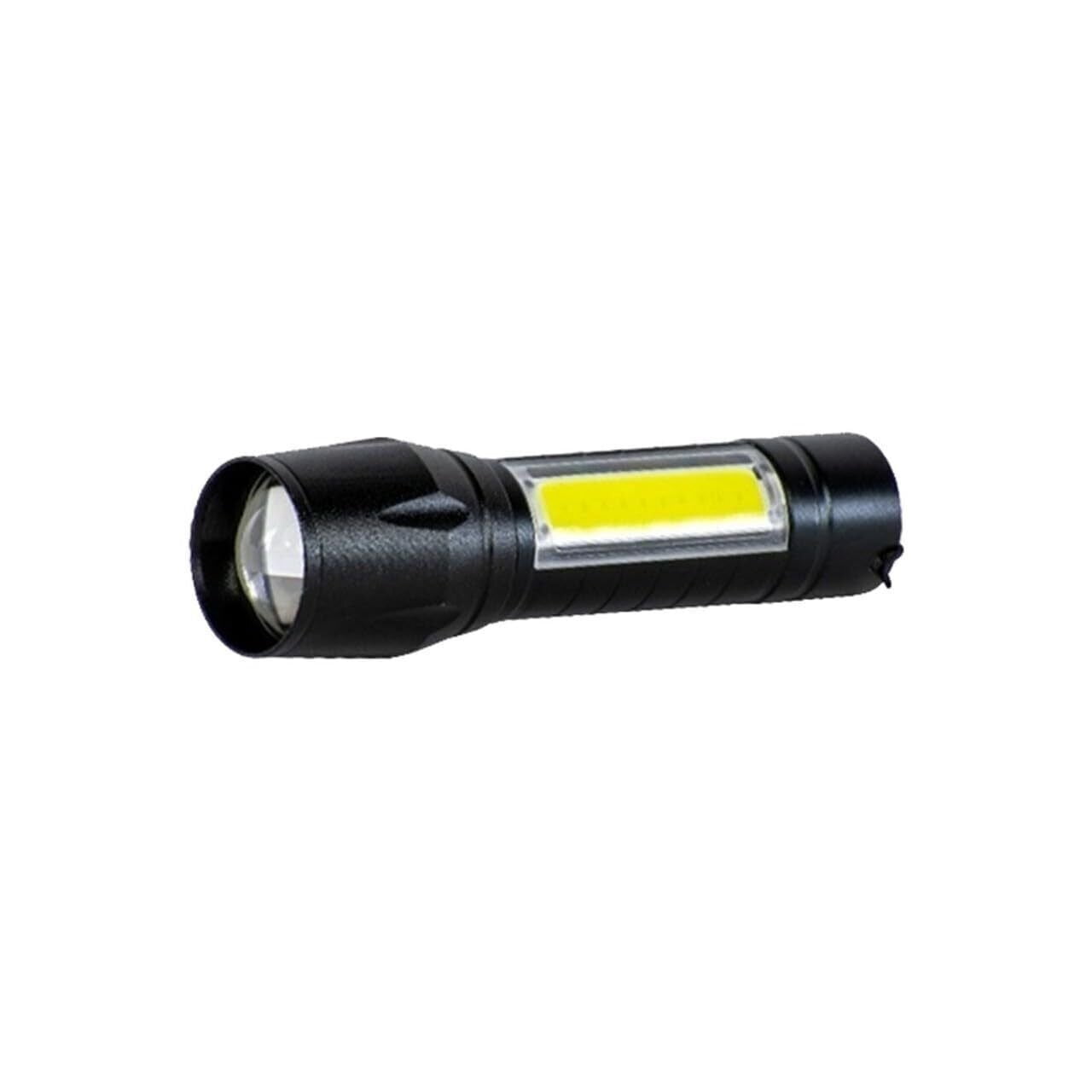 Dorcy 41-4380 100 Lumen USB Aluminum Rechargeable Pocket Flashlight, Black