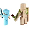 thumbnail image 2 of Figurines Minecraft Steve et Iron Golem, 2 of 6