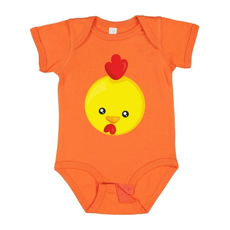 

Inktastic Cute Chicken Baby Chicken Chick Rooster Boys or Girls Baby Bodysuit
