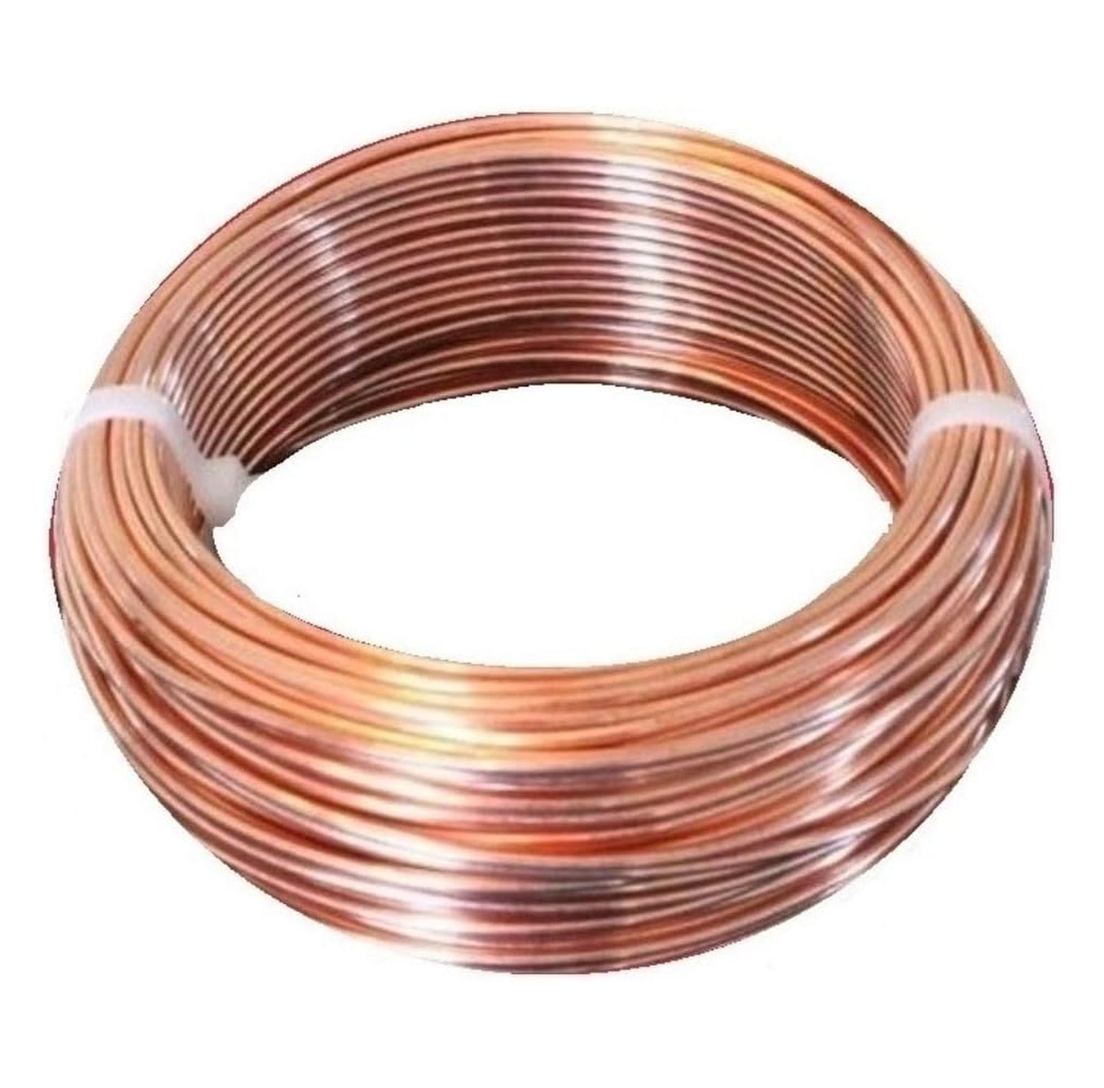 10 AWG Bare Copper Wire 50 Ft Coil Single Solid Copper Wire 99.9% Pure