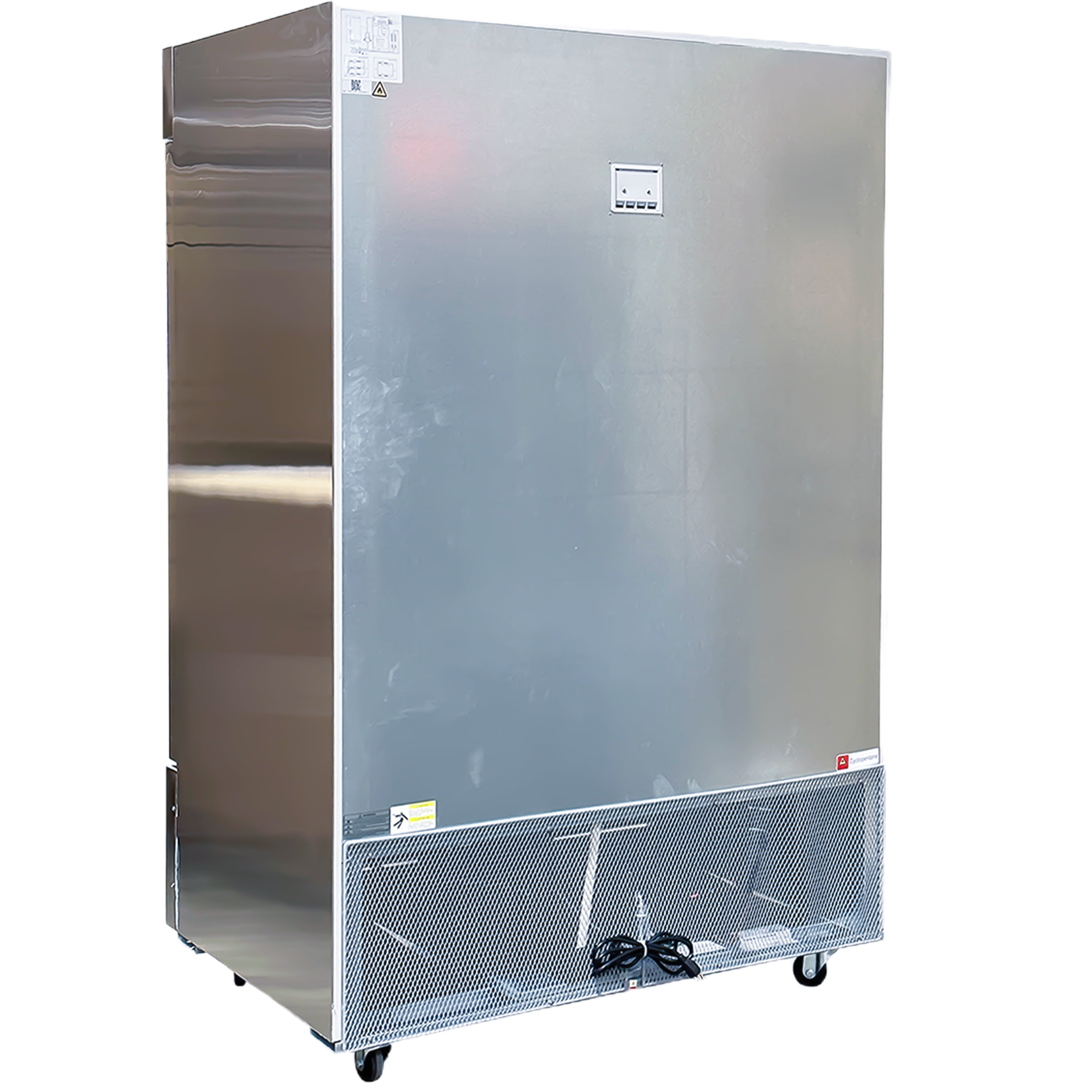 Commercial Reach-In Freezer, 2 Solid Doors, Stainless Steel, 49 Cu.Ft, ETL Certified, Heavy-Duty for Restaurant & Kitchen