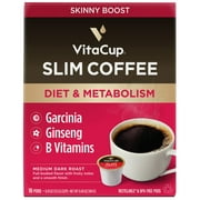VitaCup Slim Coffee Pods Compatible w/ Keurig K-Cup Brewers, 16 Ct