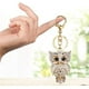 thumbnail image 5 of Cristal Búho Llavero Rhinestone Llavero Búho Encanto Llavero Búho Monedero Encanto Colgante Bling Búho Encanto Brillante Búho Monedero Adornos Regalos Plata JAMW Sencillez, 5 of 5