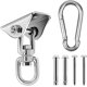 thumbnail image 1 of Gancho giratorio para techo de acero inoxidable CARBONLIKE, gancho giratorio 360 LingWen 8390612343650, 1 of 1