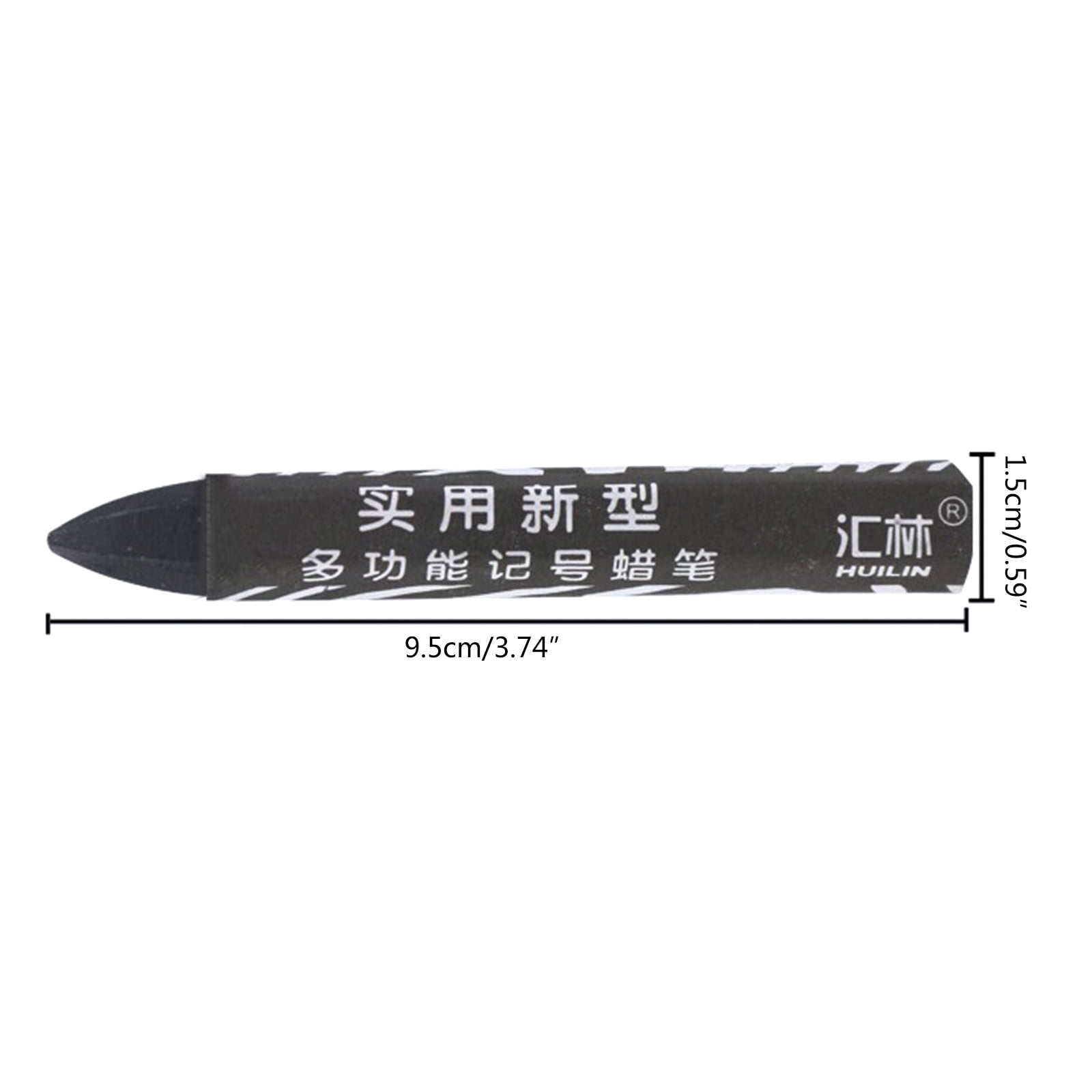 UNTERING Crayon 50Pcs Lumber Crayons Bulk Wax Tire Marker Drawing Crayons for Marking on Lumber Metal Wood Carton Ceramics Glass Plastic