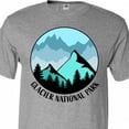 thumbnail image 4 of Inktastic Glacier National Park Montana Mountains T-Shirt, 4 of 5