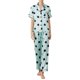 thumbnail image 1 of Camisón de mujer Gibobby Conjunto de pijamas ropa de dormir lencería Sexy Satén de Seda verde L, 1 of 5