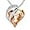 16-Energy-Calcite Orange, variant on Necklaces for Women, Infinity Love Heart Pendant with Birthstone Crystals, Jewelry Gifts for Wife, Silver Plated 18 + 2 inch Chain, Birthday or Chrismas Holiday Gift for Her, Mom, Girlfriends