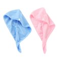 thumbnail image 1 of Paquete de toallas para el cabello, bandana absorbente de secado rápido para mujeres, gorros para cabello rizado, largo y grueso (2 piezas), 1 of 5