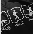 thumbnail image 5 of Crawl Walk Surf Toddler Boy Girl T Shirt Infant Toddler Brisco Brands 6M, 5 of 6