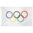 thumbnail image 1 of MH-Flag Olympic Games Garden Flags Olympic Rings Indoor and Outdoor, 1 of 5