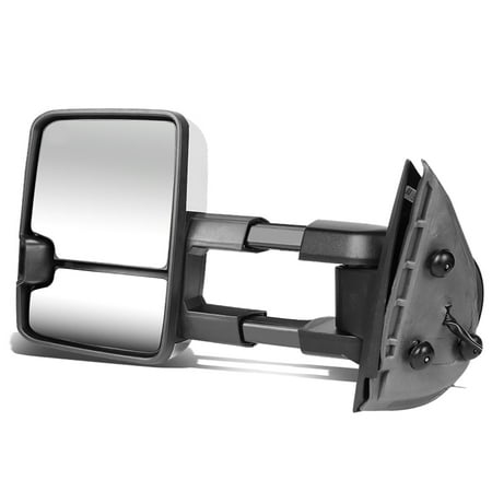 - For 1988 to 2002 Chevy GMC C / K Chrome Powered+Smoked LED Turn Signal Towing Mirror (Left / Driver)