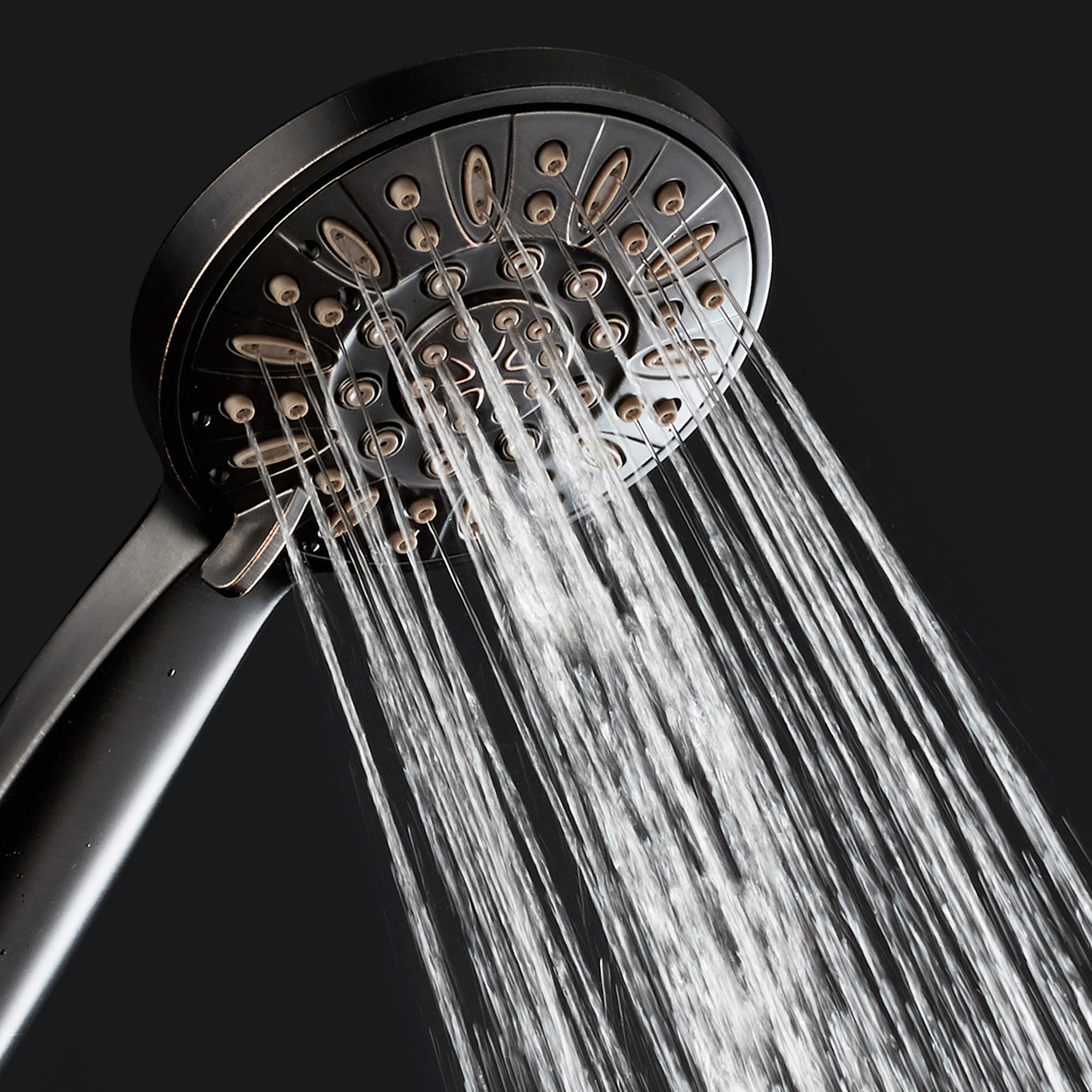 AquaDance 6-Setting High Pressure Luxury Handheld Showerhead photo 2