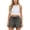 Dark Green, variant on Womens Shorts Slim Fit Suit Style Mid Waisted Design Fashion Casual Slimming Effect Dressy Shorts Elegant Comfortable for Summer Daily and Work Wear,Purple M