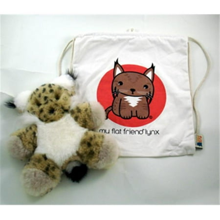 Flat Friends ILYNLC Iberian Lynx Soft Toy And Carry Bag