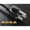 thumbnail image 2 of Cable Leader 6ft NEMA 5-15P to ROJ Pigtail AC Power Cord 18AWG, Black, 2 of 6