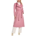 thumbnail image 3 of Kenneth Cole womens  Belted Wool-Blend Maxi Coat, 14, Pink, 3 of 5