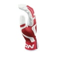 thumbnail image 4 of Guantes de Bateo de Béisbol Easton MAV GT Blanco/Rojo Talla Pequeña Juvenil, 4 of 5