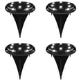 thumbnail image 1 of Solar Outdoor Floor Light, LED Solar Disc, Solar Garden Light for Pathway Garden Yard (4 Pack), 1 of 5