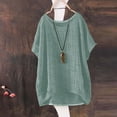 thumbnail image 2 of Summer Tops for Women Casual Pullover Sleeve T Shirt Thin Short Top Blouse Loose Blouse Womens Fashion Clothing, 2 of 4