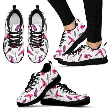 

Hair Stylist Print Ladies Sneakers Women Breathable Outdoor Walking Sport Running Jogging Shoes For Woman Mesh Shoe Female Flats