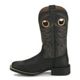thumbnail image 3 of Justin Boots Womens Demeter Wide Square Toe Cowboy  Mid Calf Boots, 3 of 5