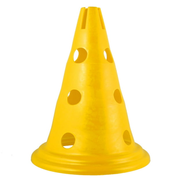Cono de entrenamiento de fútbol deportivo, 5 uds., conos de seguridad de tráfico, 30cm, amarillo Macarena Conos de carretera