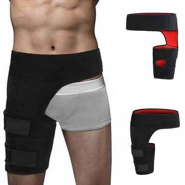 Compression Brace for Hip, Sciatica Nerve Pain Relief Thigh Hamstring, Quadriceps, Joints, Arthritis, Groin Wrap for Pulled Muscles, Hip Strap, Sciatica Brace Belt