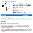 thumbnail image 2 of Front Lower Ball Joint Set - Compatible with 1992 - 1998 Ford E-350 Econoline 1993 1994 1995 1996 1997, 2 of 2