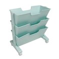 thumbnail image 4 of Organizador de Estantería Móvil con Rueda Estantería Móvil Giratoria de Plástico Estantería Móvil de 3 Niveles para el Hogar la Oficina y la Escuela ANGGREK Otros, 4 of 8