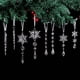thumbnail image 5 of Matsuzay 18 piezas de adornos navideños de cristal acrílico de primera calidad, adornos transparentes resistentes, irrompibles y reutilizables Kits de decoración para fiestas, 5 of 6