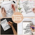 thumbnail image 5 of Netecom Amazing Holiday Destinations Coloring Book Spiral Bound for Adults, A5 Wooden Cover, 30 Peaceful Coloring Pages of Natural Landscapes for Stress Relief and Relaxation, 5 of 6