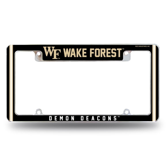 WAKE FOREST ALTERNATE DESIGN ALL OVER CHROME FRAME