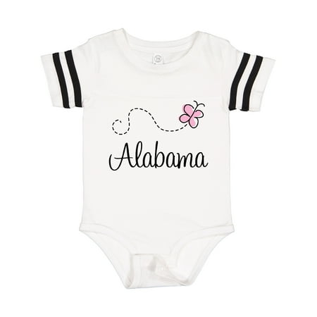 

Inktastic Butterfly Alabama Gift Baby Boy or Baby Girl Bodysuit