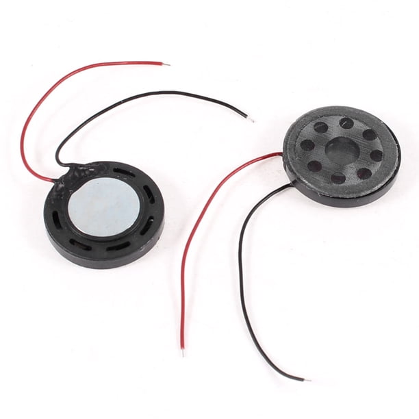2 piezas de 20 mm de altavoz tweeter magnético redondo de 8 Ohm 1W