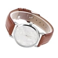 thumbnail image 4 of Relojes Para Mujer, Reloj De Cuarzo Con Correa De Cuero PU De Moda En 3 Colores, Relojes De Pulsera Analógicos Para Mujer, 4 of 7