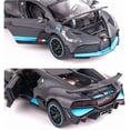 thumbnail image 4 of 1/32 Scale Bugatti Divo Car Model Toy Zinc Alloy Casting Pull Back Vehicles With Sound And Light Toys For Kids Boys And Girls Giftsgray, 4 of 4