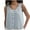 Light Blue, variant on Egmy1 No Boundaries Women's Summer Sleeveless Button-Down Tops Slight Crop Vest