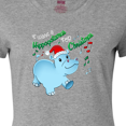 thumbnail image 4 of Inktastic I Want a Hippopotamus for Christmas Hippo in Santa Hat Women's T-Shirt, 4 of 5